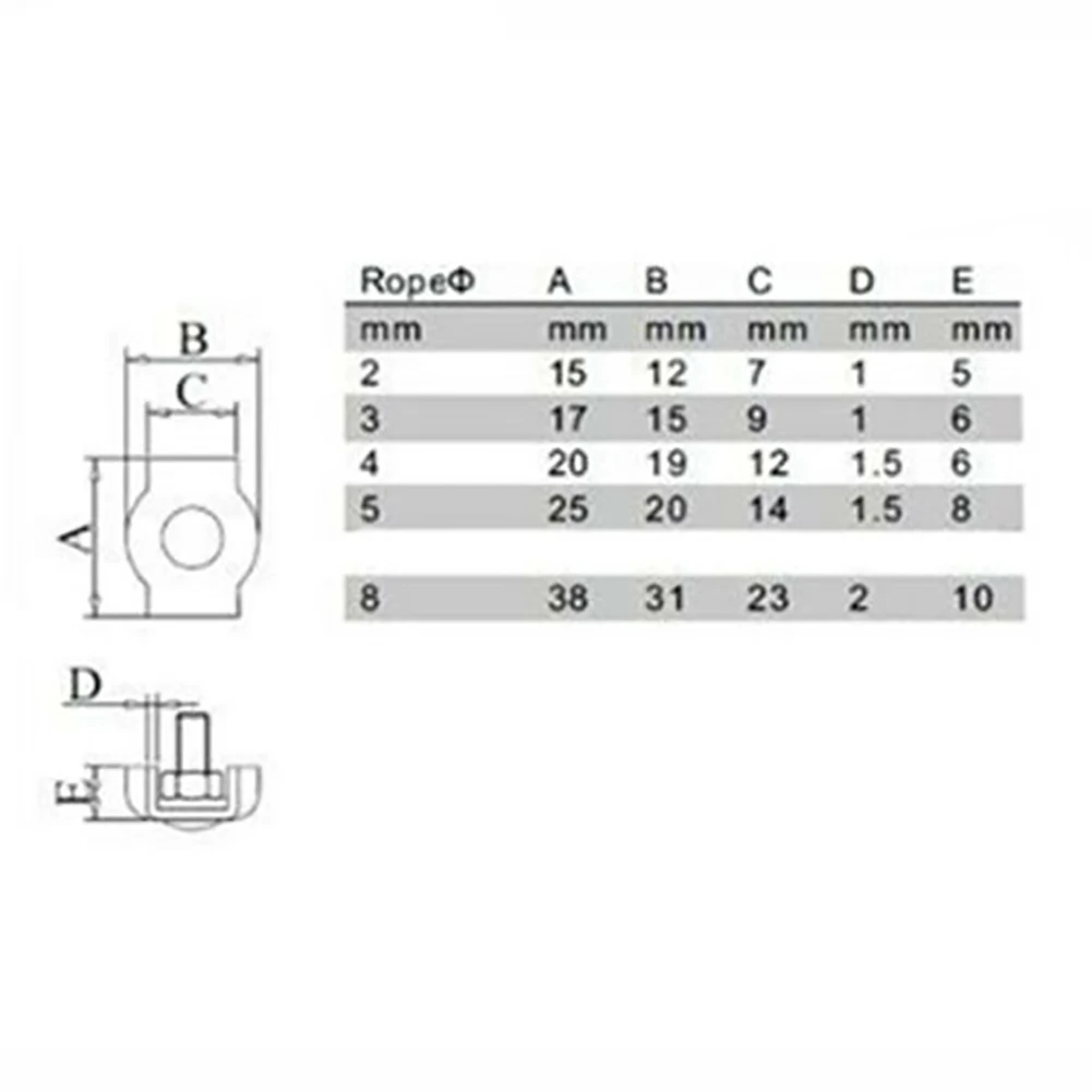 2 шт. M2/M3/M4/M5/M8 проволочный Канат из нержавеющей стали прочный одинарный захват легко использовать зажимы Кабельные зажимы суппорт практичные ручные инструменты