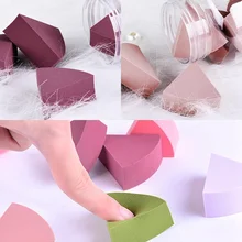 10 шт косметический инструмент для лица веер пудра слоеный блендер-супер-мягкий спонж для макияжа лица блендеры