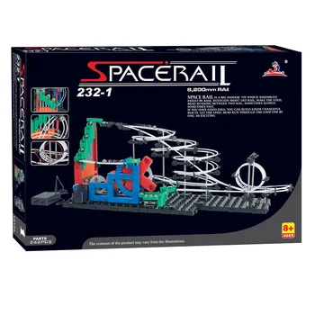 

Roller Coaster Kits New Design #232-1 DIY Toys Building Blocks Space Rail B/O Power Iron Ball