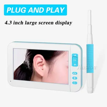 

Mini Ear Endoscope Camera Handheld Otoscope Camcorder Flexible Visual Earpick Cleaning Tool with Micro Security Inspection Cam