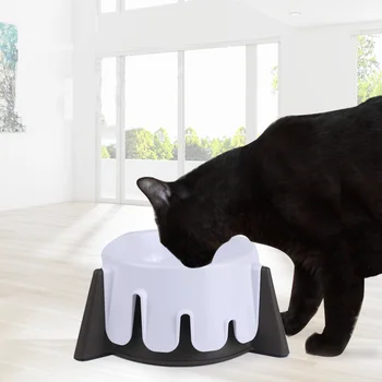 

New Pet Dog Bowl Slow Feeder Wet and dry General purpose Puppy Eating Food Water Dish Bowl Anti-Gulping Food Plate @HE