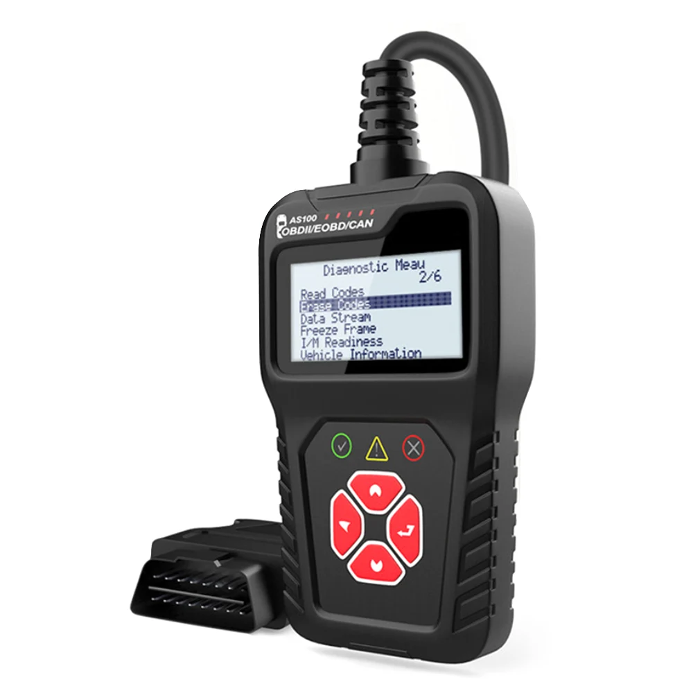 Автомобильный диагностический инструмент AS100 OBD2 сканер для прямых данных