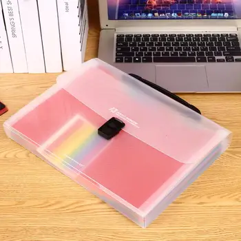 

13 Grids Rainbow Color A4 Document Folder A4 File Folder A4 Document Bag Multifunctional Manager Organizer Office Supplies