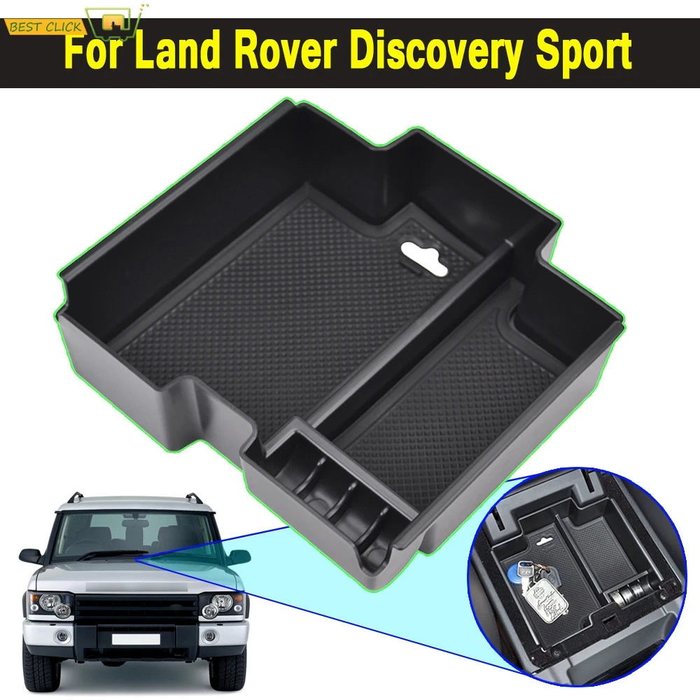 

For Land Rover Discovery Sport 2015 2016 2017 2018 2019 Armrest Storage Box Central Console Glove Tray Pallet Holder