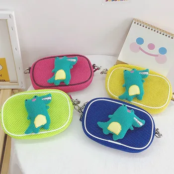 

Cartoon Kids Mini Bag 2020 New Cute Mesh Crossbody Bags for Baby Boys Small Coin Wallet Pouch Bag Girls Change Purse Gift