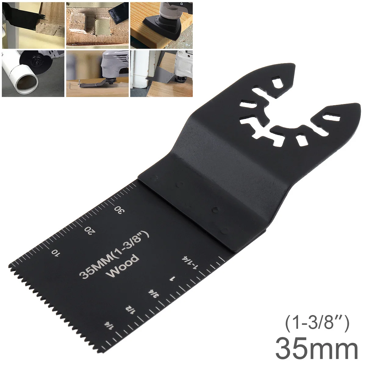 35mm Reciprocating Steel Saw Blade Power Tool Accessories Sharp Tooth for Wood Cutting Sheet Grinding PVC Cutting Nail Cutting saw blade 50mm black stainless steel shovel curved handle saw blade power tool accessories fit for pvc cutting nail cutting