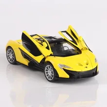 1:32 для McLaren P1 Супер гоночный автомобиль модель игрушечного сплава оттяните назад литье под давлением спортивная модель игрушечный автомобиль с светящимся светом музыка автоматические колеса