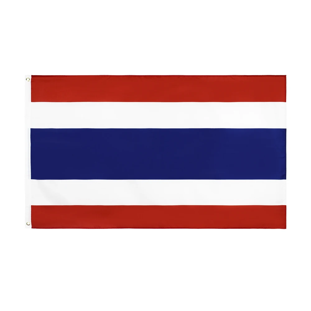 

THA TH Thailand flag Custom Flag 3x5ft Flying Banner 100D Polyester Advertising Sports Decoration Car Grommets