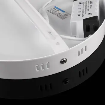 

LED Panel Light 18W AC90-265V No Drill Mount Indoor Lighting Round Square Surface Ceiling Lamp For Home Office Hotel AXYC