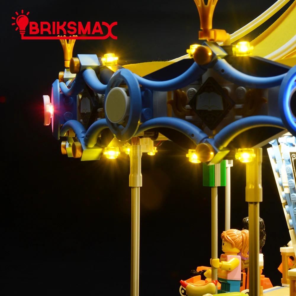 Комплект светодисветильник BriksMax для 10257 эксперта создателя новая карусель