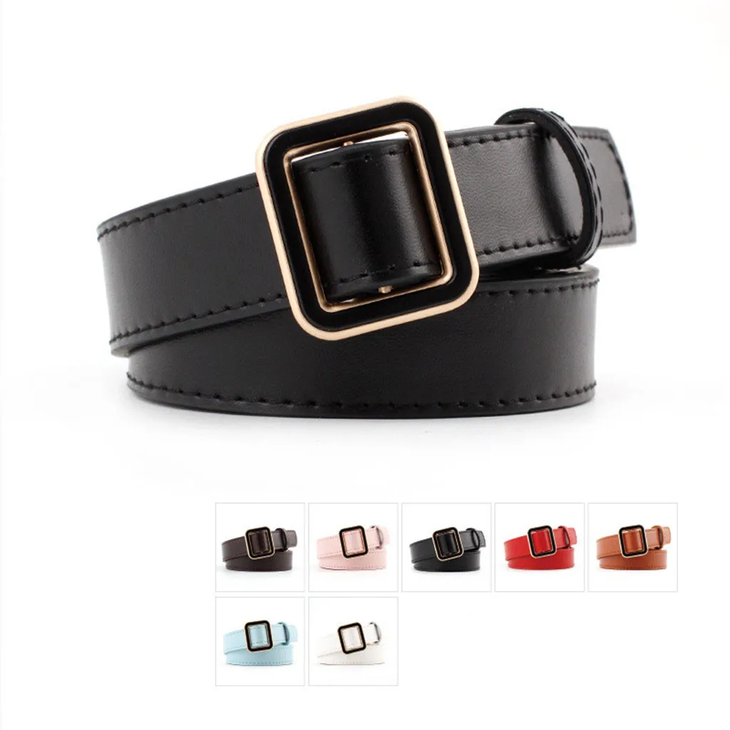 square buckle belt mens