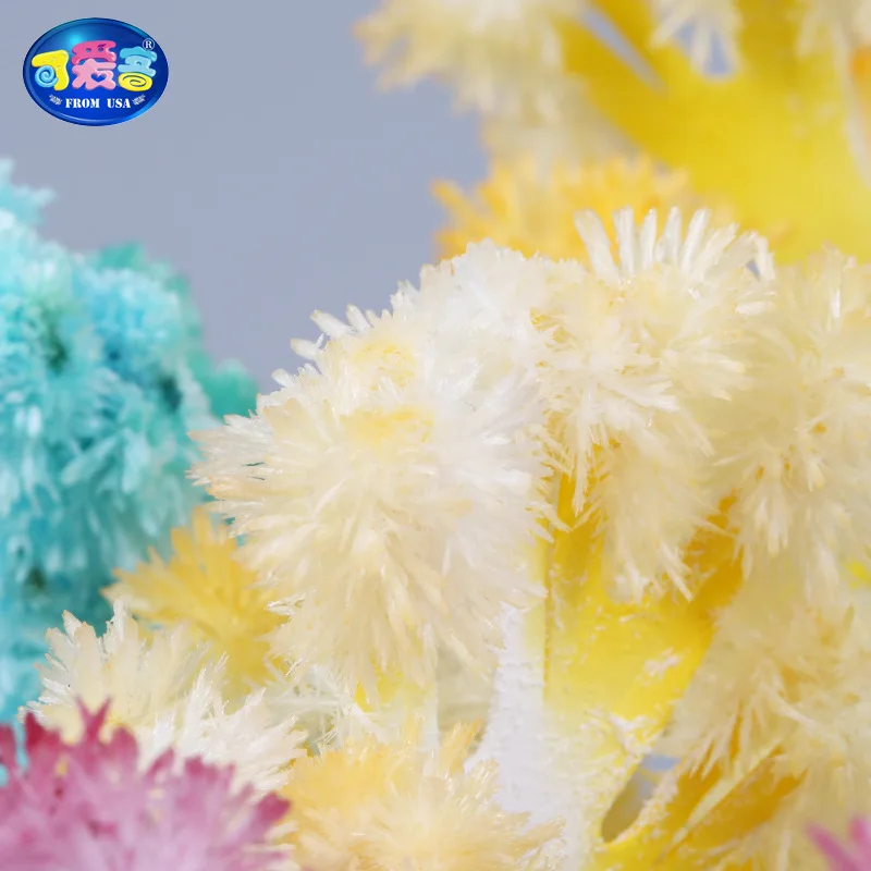 

Toy Frozen Magic Coral jie jing shu Children Early Childhood Educational diystem Science Experiment Snow