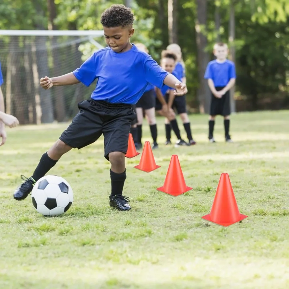 10PCS Football Training Triangle Cone Plastic Sport Training Traffic Pylons for Outdoor Gaming and Festive Event #3b06 (7)