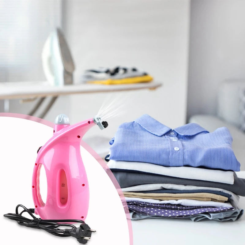 

Handheld Steamer 1500W Powerful Garment Steamer Portable 15 Seconds Fast-Heat Steam Iron Ironing Machine for Home Travel(EU Plug