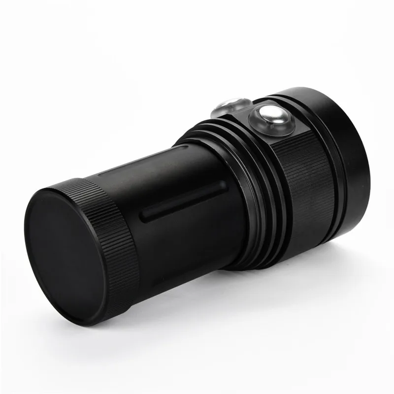 6 мм поликарбонатная доска 15x XM-L2+ 6x R+ 6x B 12000LM светодиодный фонарик для фотосъемки и видео подводного плавания фонарь SOS 18650