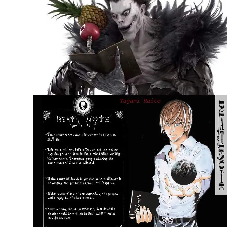 Generic Death Note Planner Anime Diary Cartoon Book Notebooks