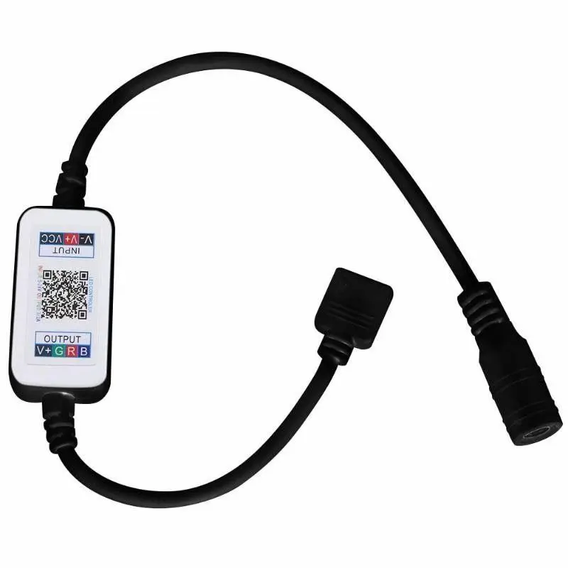 Мини Смарт Bluetooth RGB Светодиодные полосы контроллер 5 V-24 V Android APP 4,0 технология