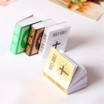 

Home decoration Mini Doll House Pocket Furniture Accessories Book BJD Scene Shooting Bible Page Turning Book