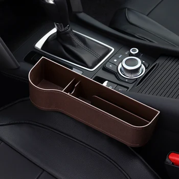 

Multifunctional Car Seat Crevice Storage Box Grain Organizer Slit Filler Holder For Wallet Coins N1