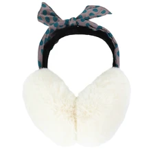 Новинка, модные милые наушники для женщин, имитация кроличьего меха, зимние наушники, теплые женские теплые наушники, повязка на голову