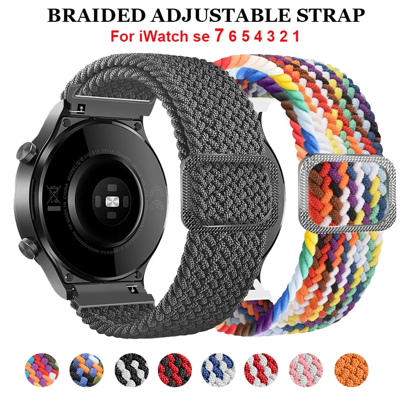 20mm 22mm Braided band For Samsung Galaxy Watch 3 45mm/46mm/42mm Active