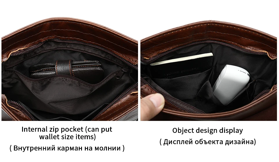 WESTAL Сумка Мужская Натуральная Кожа Мужская Сумка Через Плечо Сумки Мужские Винтаж Мода Бизнес Повседневная 8239