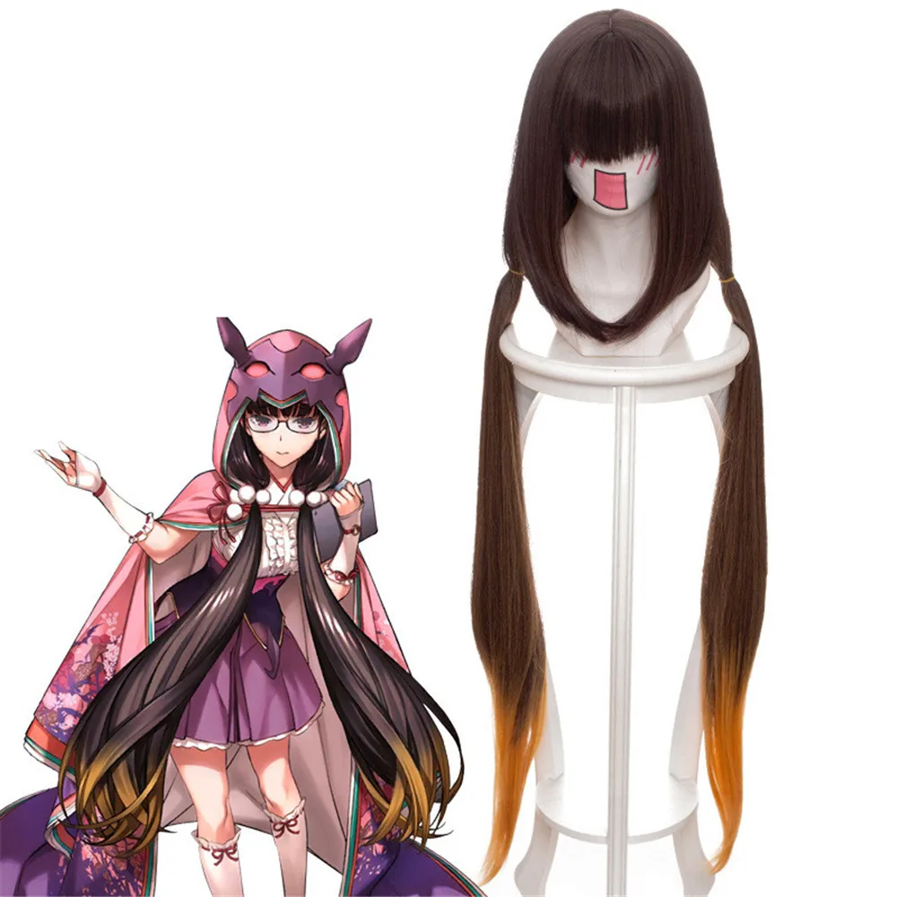 Fate/Grand Order FGO Scathach парик для косплея Osakabehime двойной конский хвост градиент длинные