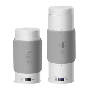 

Electric Folding Kettle Mini Portable Travel Teapot Compressed Kettle Thermos Cup Smart Heating Cup Dechlorination 100-240V