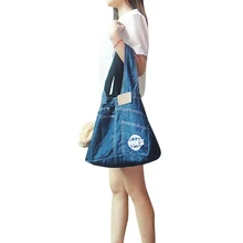 Переносная сумка для путешествий, многофункциональная сумка на плечо, легкий дышащий Джинсовый Рюкзак, Сумка для переноски, аксессуары для хранения кошек, собак