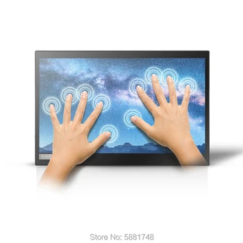 

Full HD 13.3 inch touch screen portable monitor 1080p IPS HDR computer display with HDMI for PC Laptop Phone PS4 Switch XBOX