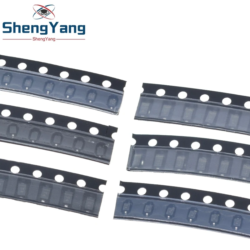 100 шт. ShengYang SMD diode 0805 SOD-123 1N5819 1N4007 1N4148 SOD123 SOD-323 1206 1N4148WS 1N5819WS B5819WS SOD323 | Электронные