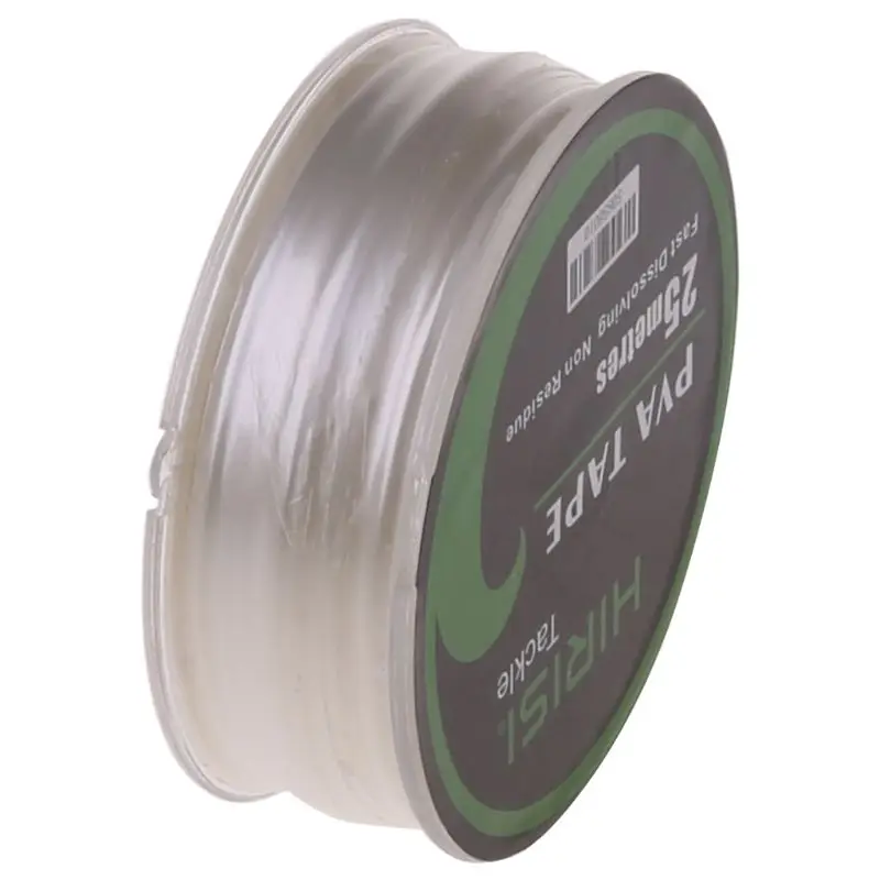 PVA Tape Fishing Feeder Water Dissolve 10mmx20m Quick Dissolve Tackle Transparent Environmental Professional Fishing Tool fishing accessories fishing tackle fishing tools fishing tool