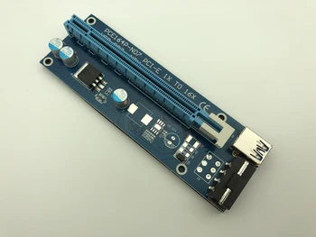 

60CM PCI-E Express Riser Card 1x to 16x USB 3.0 Data Cable SATA to 4Pin IDE Molex Power For BTC Miner Machine Antminer Mining