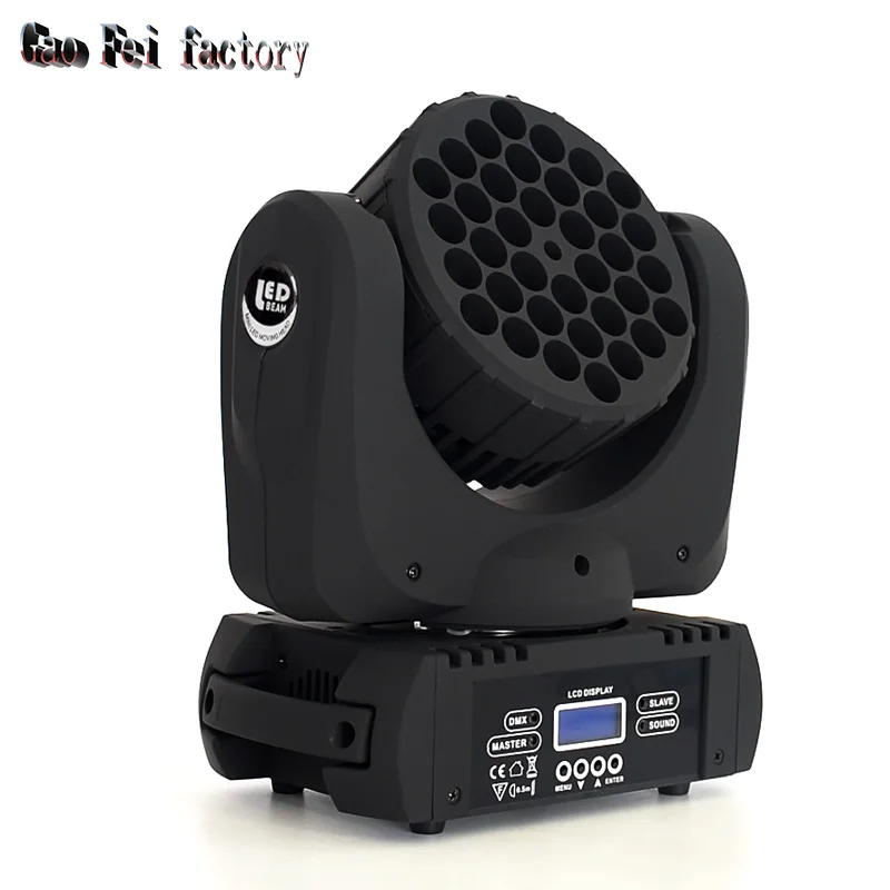 

MINI moving head led stage of beam 36x3w rgbw Professional beam moving head Club Disco sound activated light