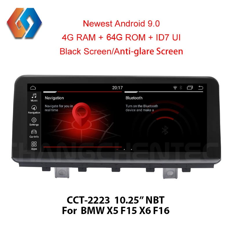 10,25 Px6 для BMW X5 F15 X6 F16 НБТ система встроенный WiFi Bluetooth Автомобильный мультимедийный gps Радио Android 9 64G сенсорный экран стерео 23