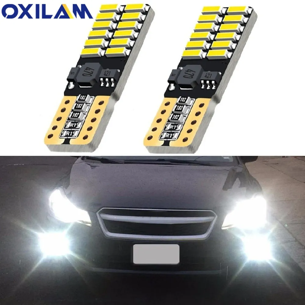 OXILAM 2x Canbus T10 W5W 194 4014 SMD светодиодный автомобиль парковочные лампы внутреннее