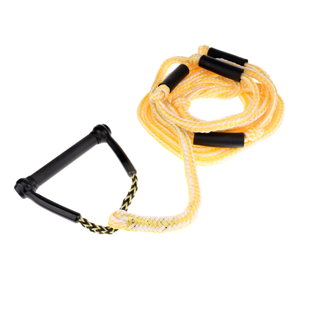 24' Pro Water Ski Rope, Wakeboard Rope for Waterskiing, Wakeboarding and Kneeboarding- High Visibility& Durable