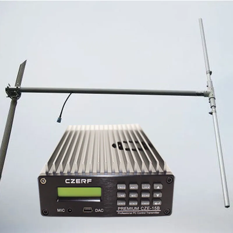 CZH 15B CZE 15W FM радиопередатчик + DP100 dipole Hign Gain комплект антенны для церкви автомобиля