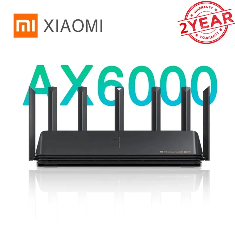 New 2021 Xiaomi AX6000 AIoT Router 6000Mbs WiFi6 VPN 512MB Qualcomm CPU Mesh Repeater External Signal Network Amplifier Mi Home |