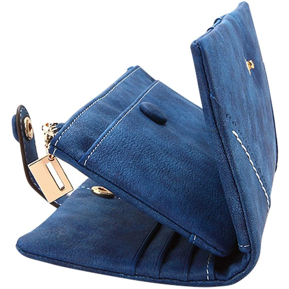 Minimalist Design Thin Long Bifold Wallet Women Female Brand Leather Coin Purse Card Holder Ladies Money Dollar Cuzdan portfel
