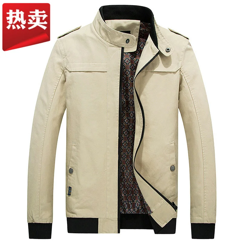 

2018 Autumn New Style MEN'S Casual Jacket Stand Collar Loose Women's Solid Color Urban Fashion Thin Casual Men'S Wear