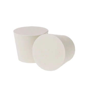 

2pcs Natural Rubber Stopper Laboratory Bottle Test Tube Sealing Plug Push Bungs N1HF