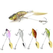 

1Pcs Rotating Metal VIB vibration Bait Spinner Spoon Fishing Lures 13.6g 4.4cm Jigs Trout Winter Fishing Hard Baits Tackle Pesca