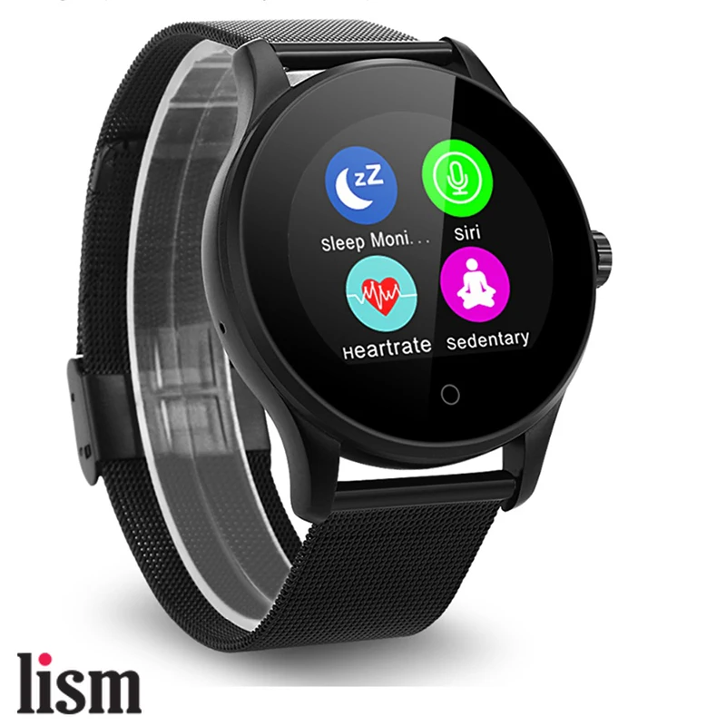 

NewK88H Smart Watch HD Display Heart Rate Monitor Pedometer Fitness Tracker MTK2502C Men Smartwatch Connected For Android IPhone