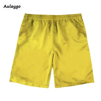 

2020 New Summer Beach Shorts Fashion Solid Shortpants Mens Active Wear Hawaiian Shorts For Male Bermudas Masculina