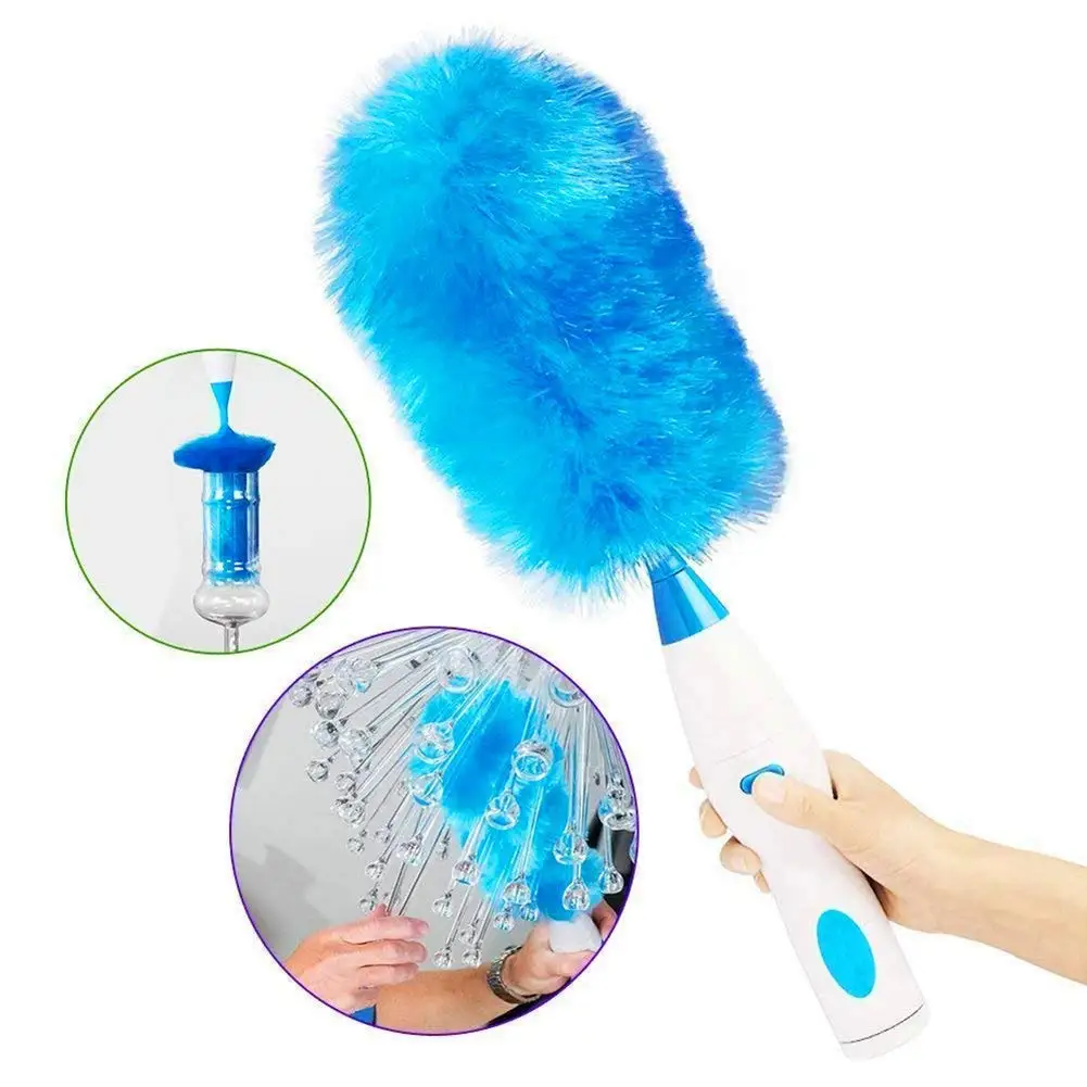 

Adjustable Electric Feather Duster Dirt Dust Brush Vacuum Cleaner Blinds Furniture Window Bookshelf Home Cleaning Tools Brush