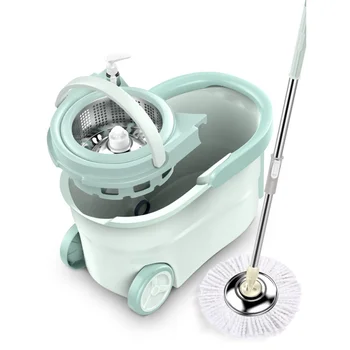 

Mop lever rotating universal hand-free mop household automatic lazy one ping artifact bucket net
