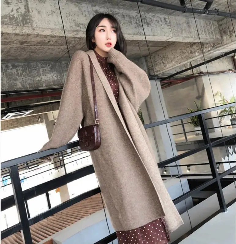 

maternity Winter Clothes 2020 Cashmere Sweater Caedigans Oversized Long Jacket Coat Winter Warm Batwing Knit Ponchoes Coat