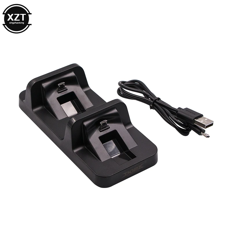 1pcs Controller Double Handle Wireless Chargers Dual USB Charging Dock Station Stand for Playstation 4 PS4 Slim gamepad
