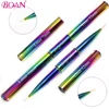 BQAN Colorful Double Head Nail Brush French Stripe Nail Art Liner Brush Drawing Brush Painting Pen Gel Polish Nail Art Tools 1